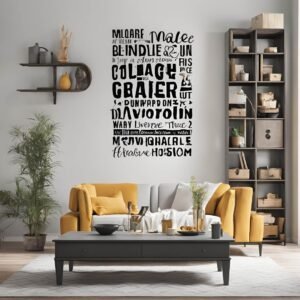 Inspirational Quotes and Typography Wall Decals