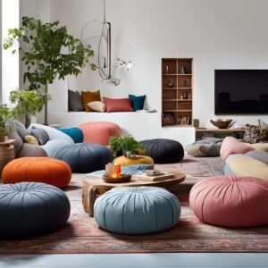 Living Room Seating Ideas Without Sofa Poufs Bean Bags